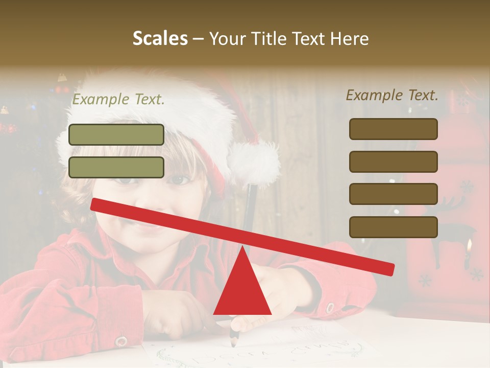 Cute One Person Lantern PowerPoint Template