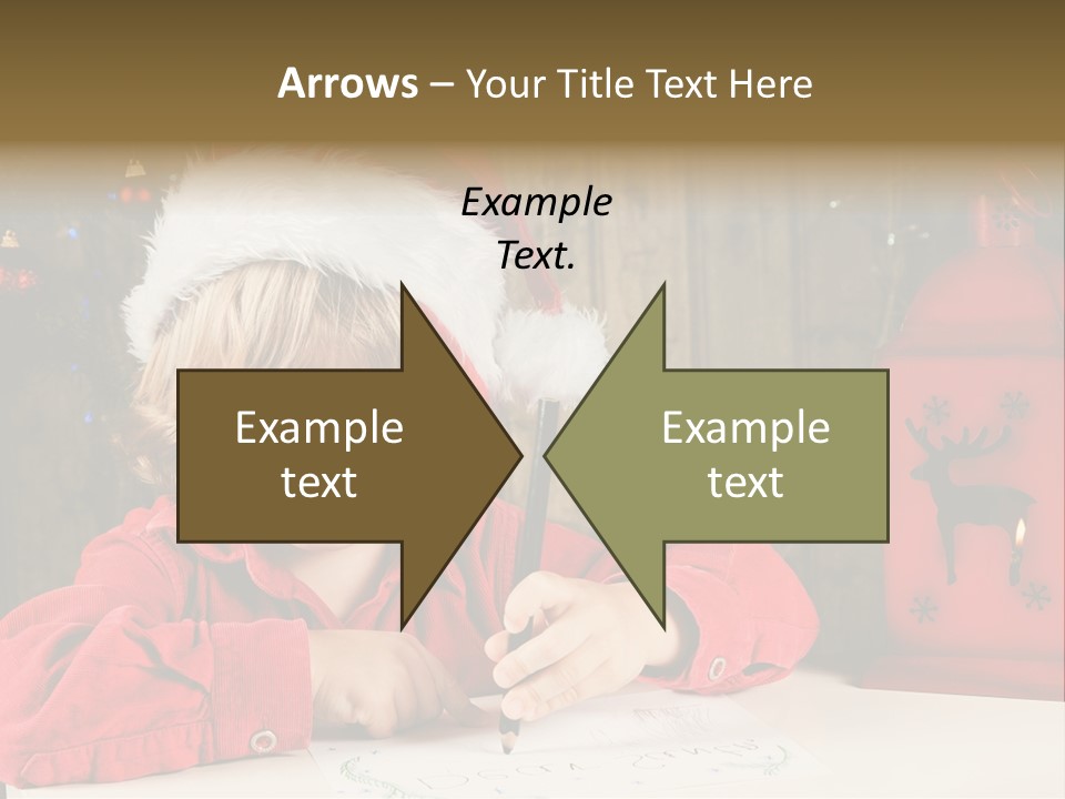 Cute One Person Lantern PowerPoint Template