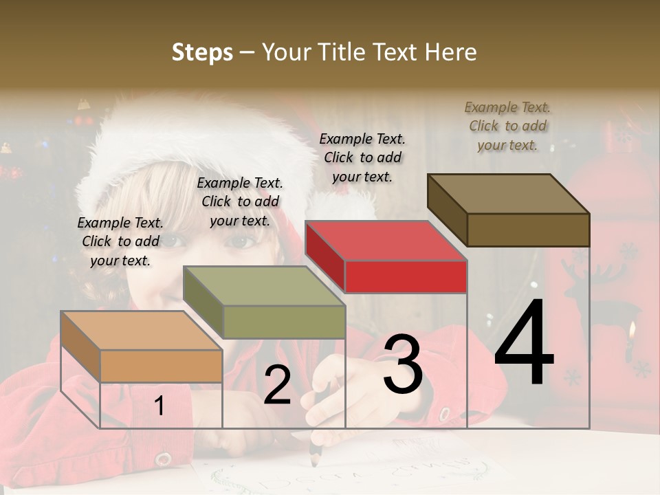 Cute One Person Lantern PowerPoint Template