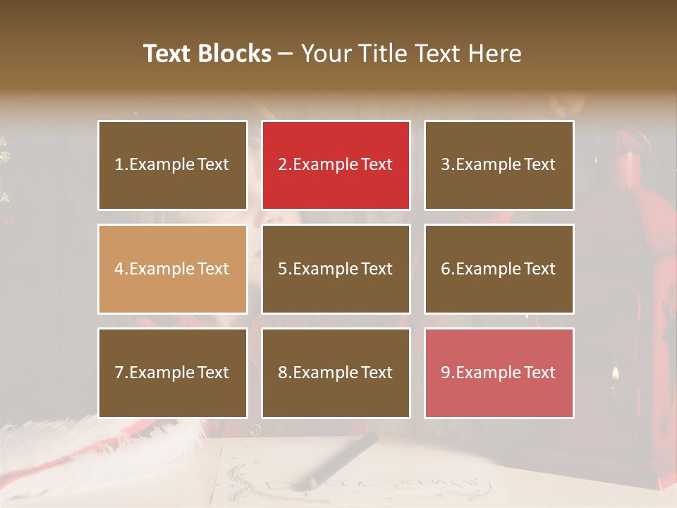 Lantern Room Write PowerPoint Template