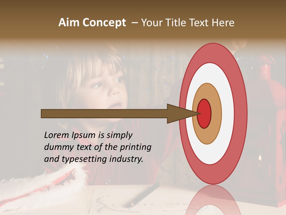 Lantern Room Write PowerPoint Template