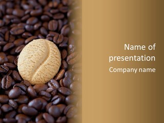 Dark Coffee Home PowerPoint Template