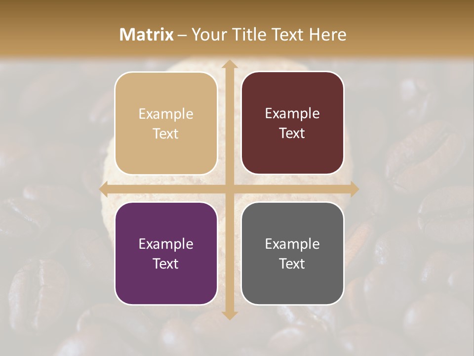 Dark Coffee Home PowerPoint Template