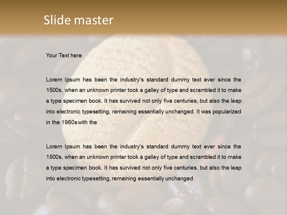 Dark Coffee Home PowerPoint Template
