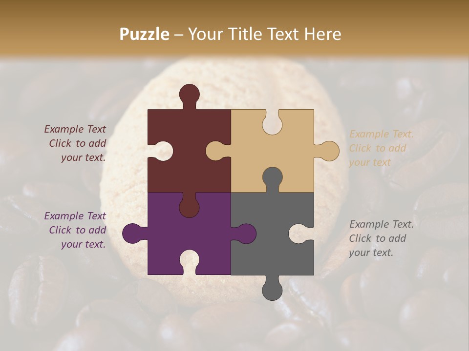 Dark Coffee Home PowerPoint Template