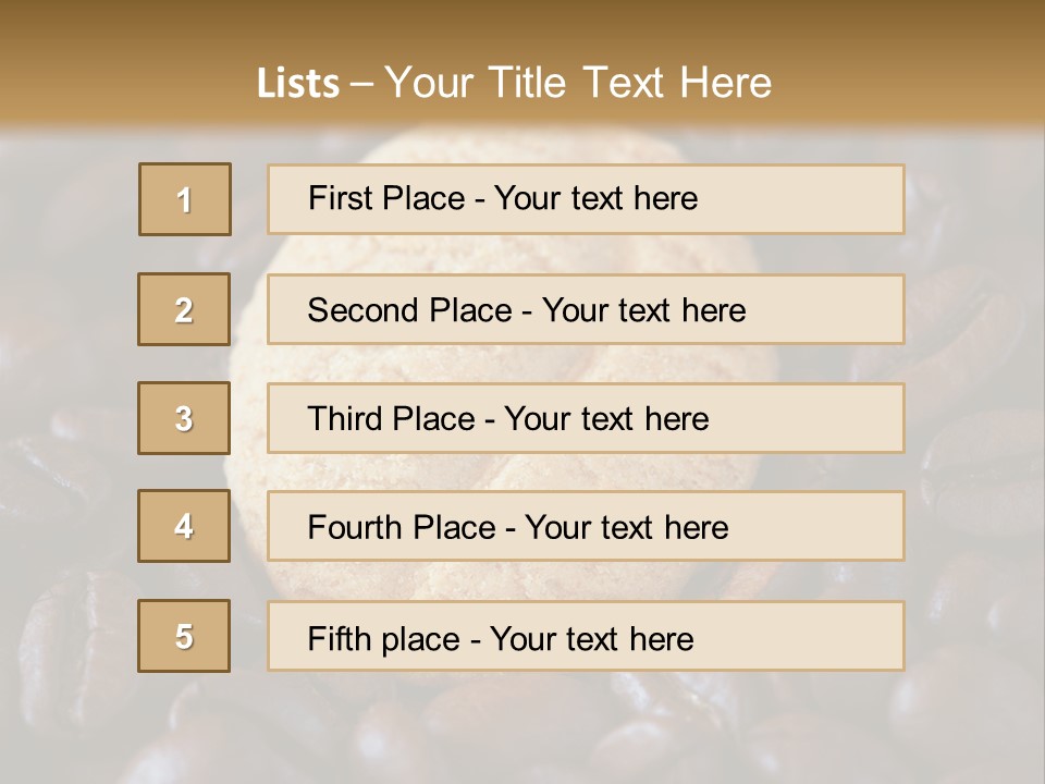 Dark Coffee Home PowerPoint Template