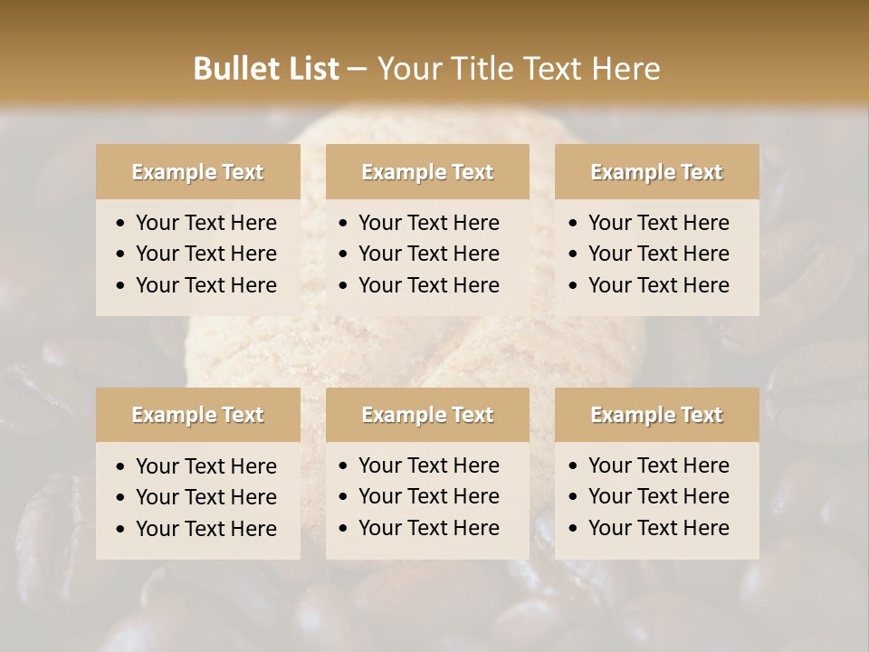 Dark Coffee Home PowerPoint Template
