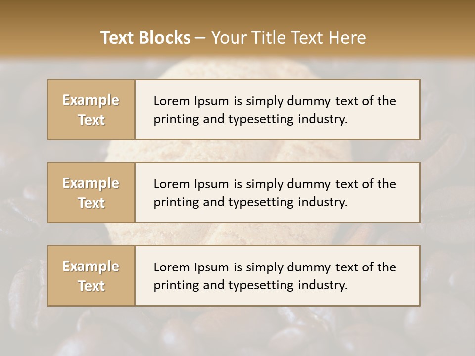 Dark Coffee Home PowerPoint Template