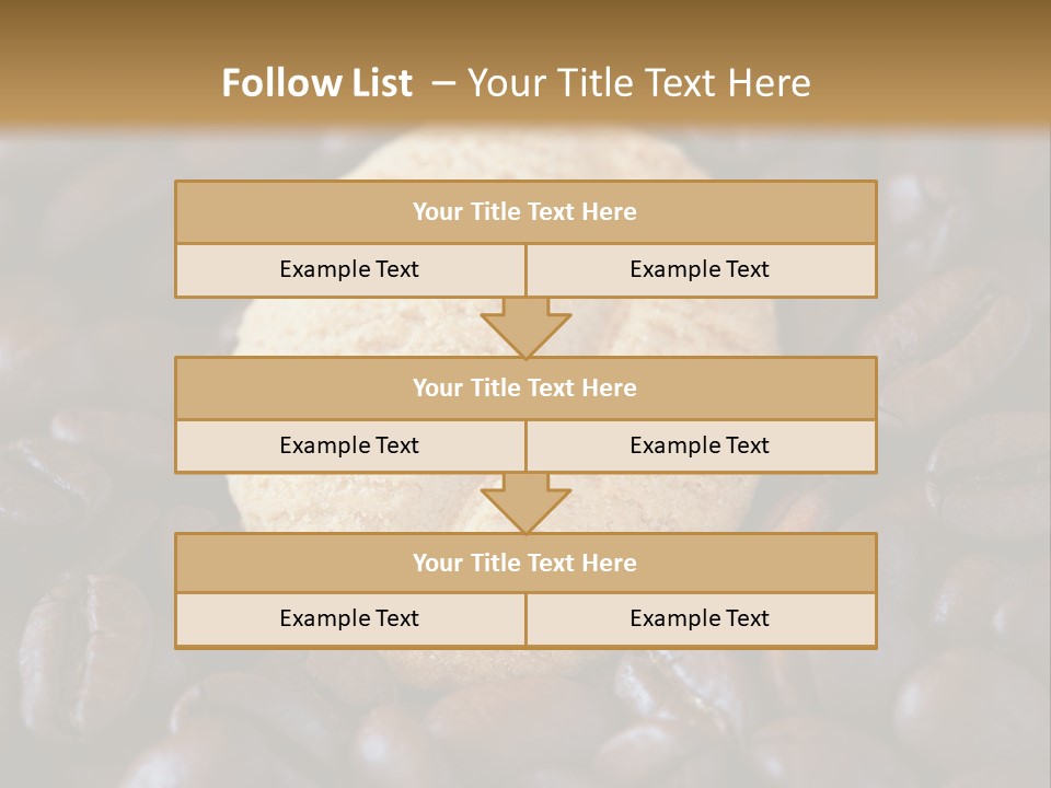 Dark Coffee Home PowerPoint Template