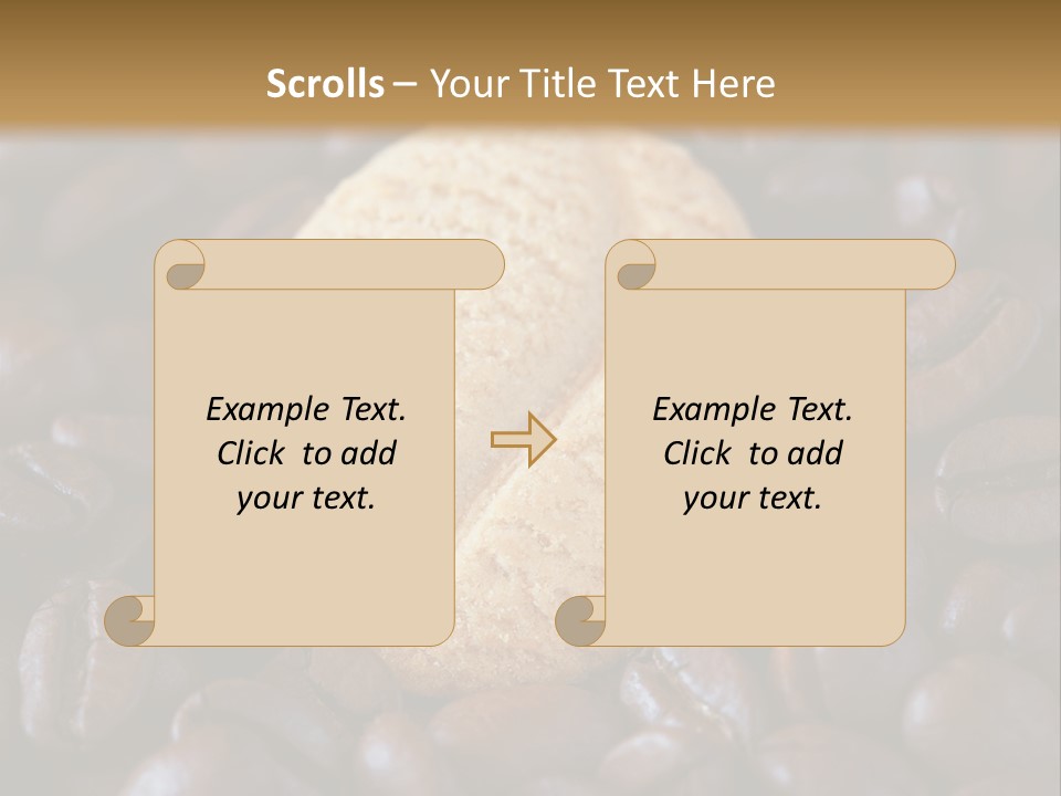 Dark Coffee Home PowerPoint Template