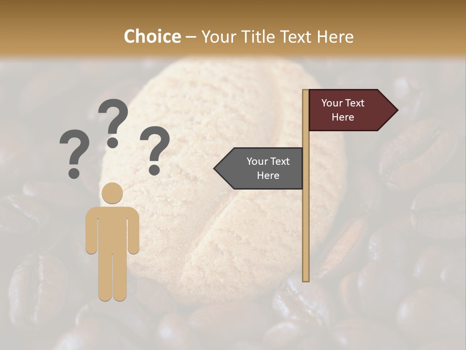 Dark Coffee Home PowerPoint Template