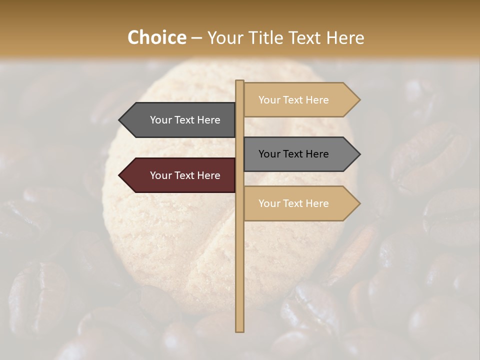 Dark Coffee Home PowerPoint Template