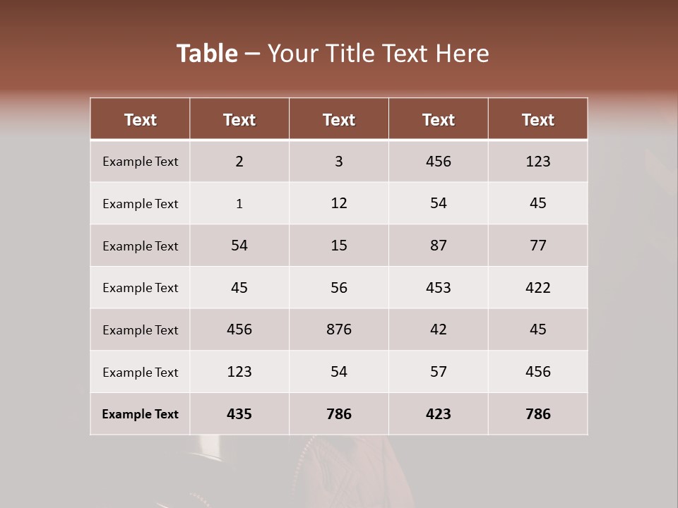 Horror Human Retro PowerPoint Template