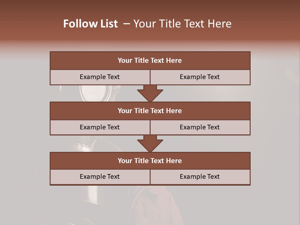 Horror Human Retro PowerPoint Template