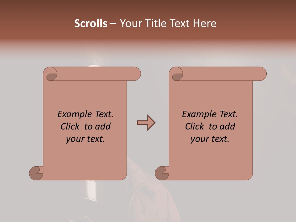 Horror Human Retro PowerPoint Template