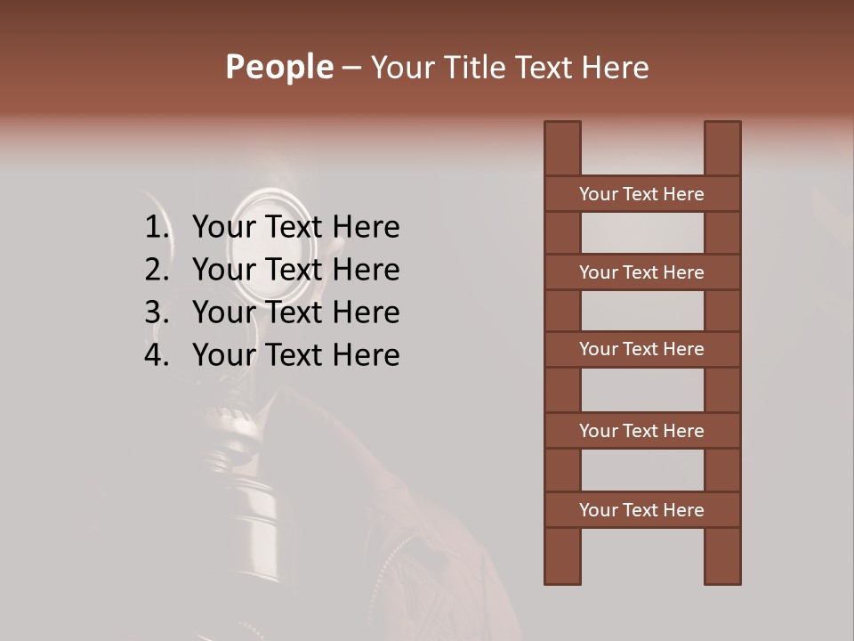 Horror Human Retro PowerPoint Template