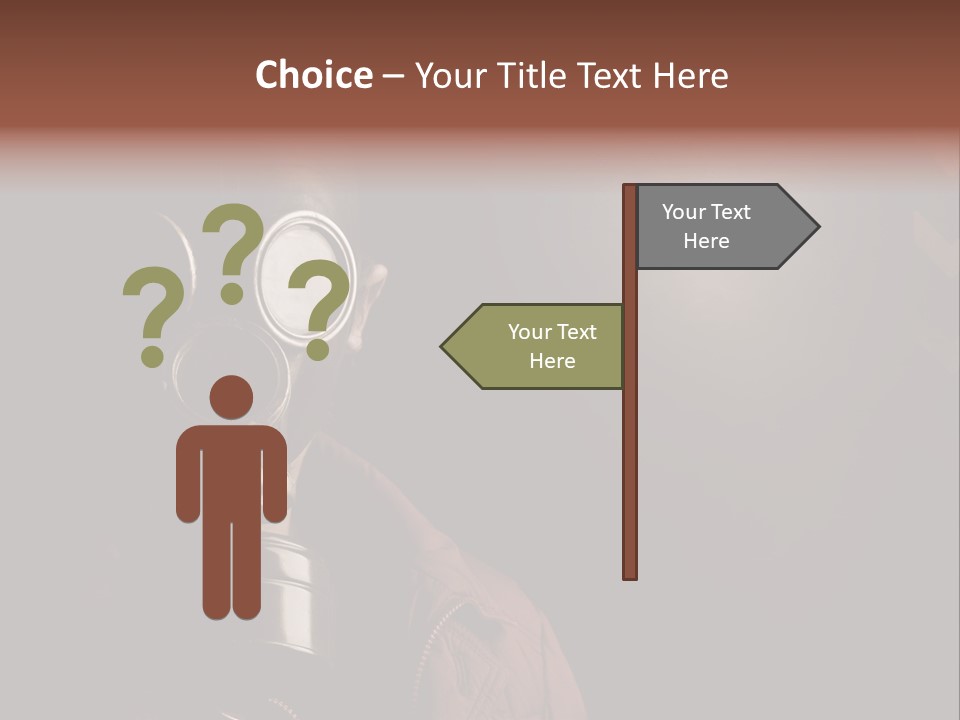 Horror Human Retro PowerPoint Template