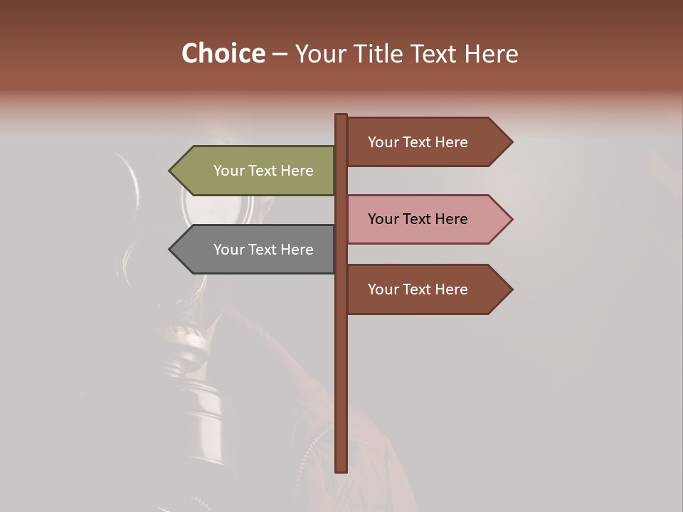 Horror Human Retro PowerPoint Template