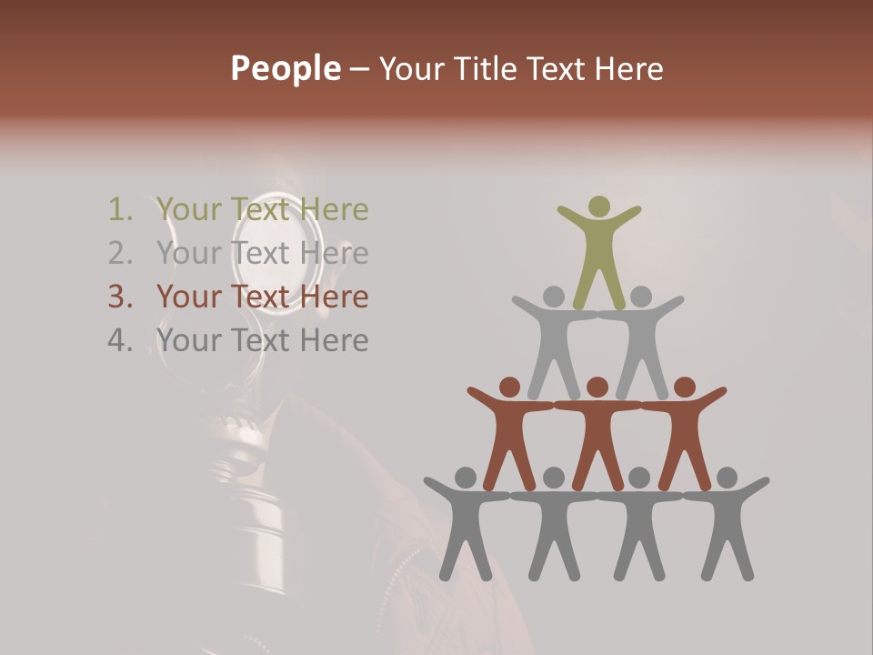 Horror Human Retro PowerPoint Template