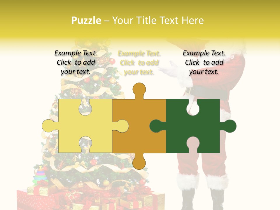 Year Holiday Red PowerPoint Template