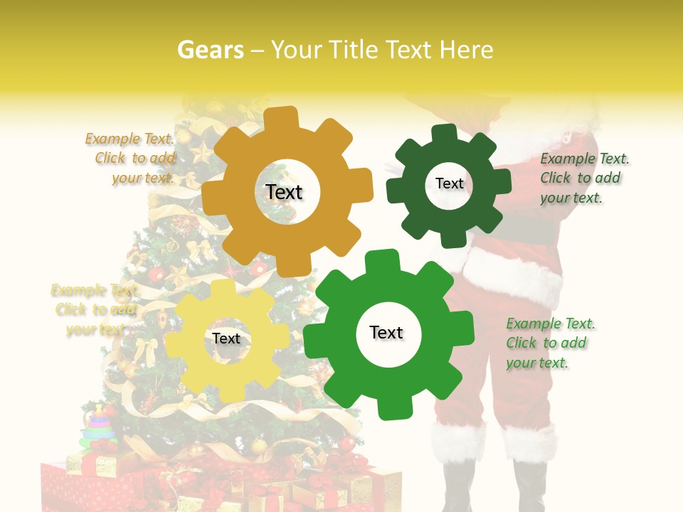 Year Holiday Red PowerPoint Template