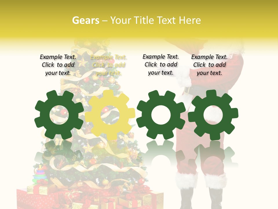 Year Holiday Red PowerPoint Template