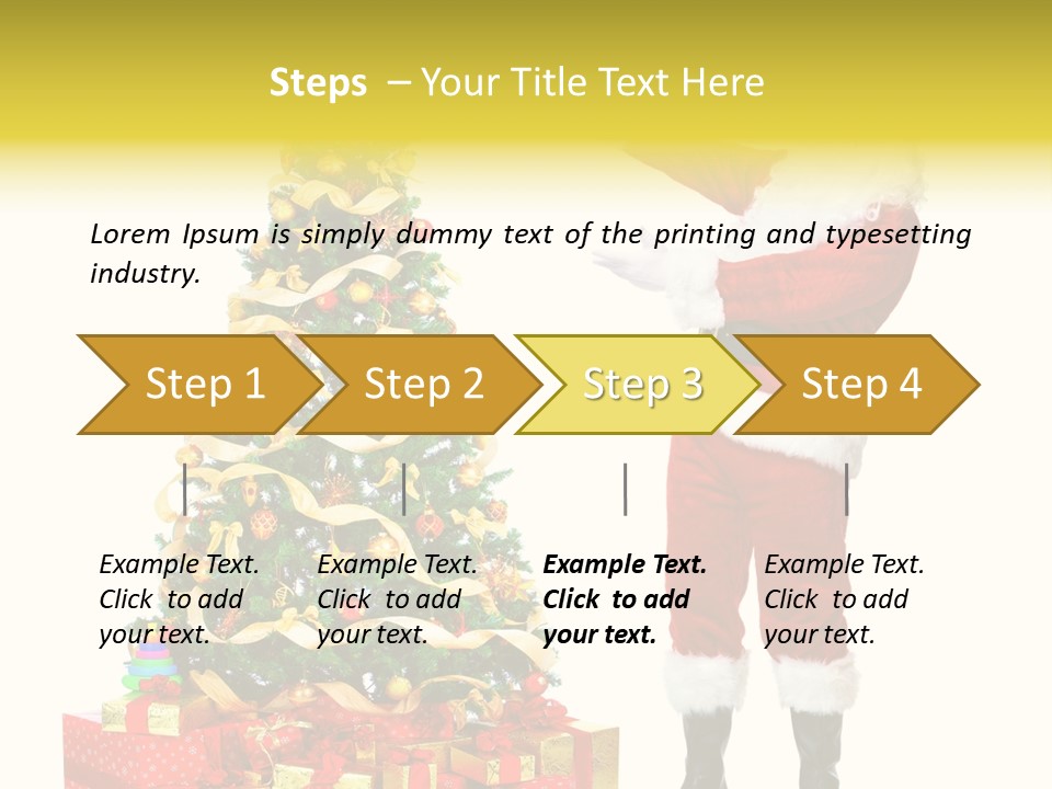 Year Holiday Red PowerPoint Template