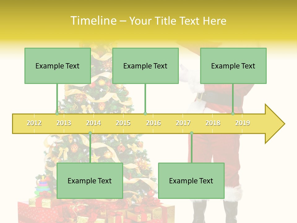 Year Holiday Red PowerPoint Template