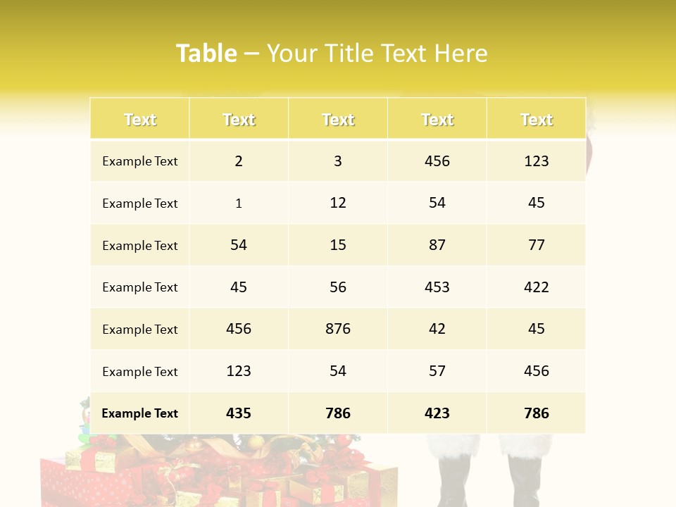 Year Holiday Red PowerPoint Template
