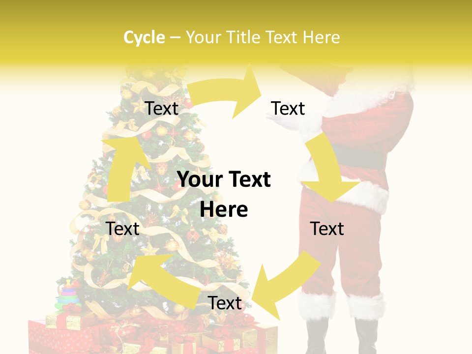 Year Holiday Red PowerPoint Template