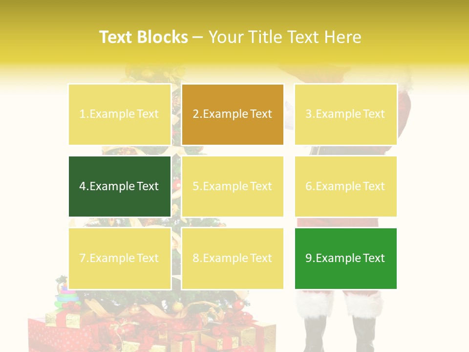 Year Holiday Red PowerPoint Template