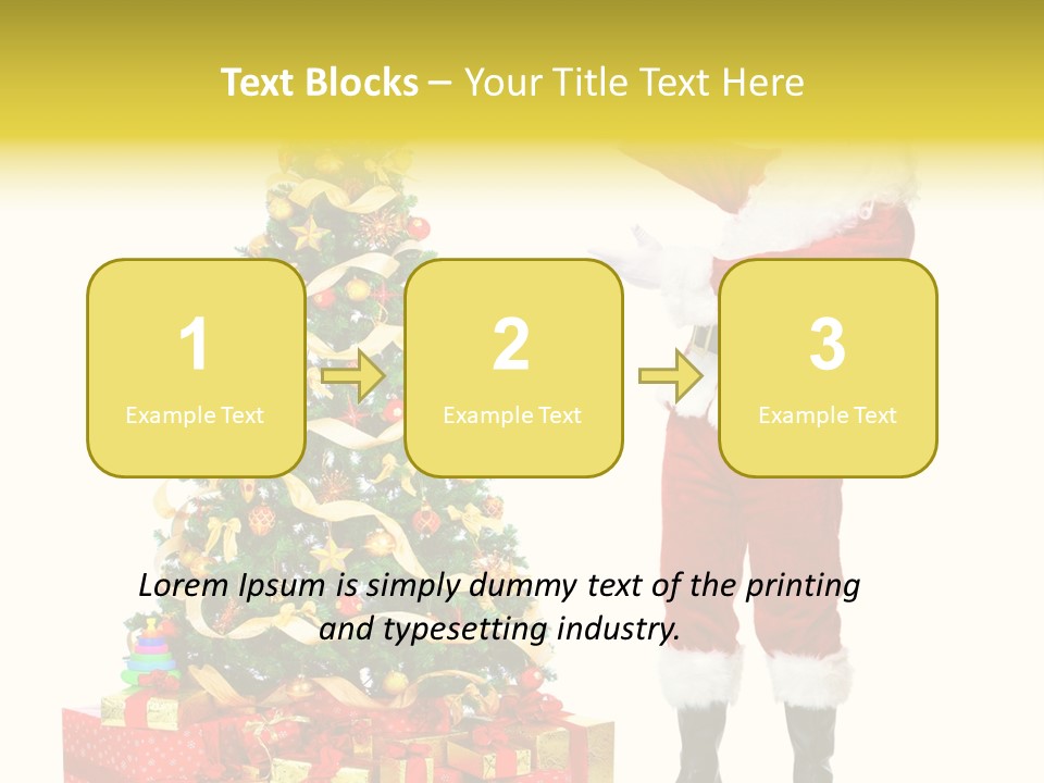 Year Holiday Red PowerPoint Template