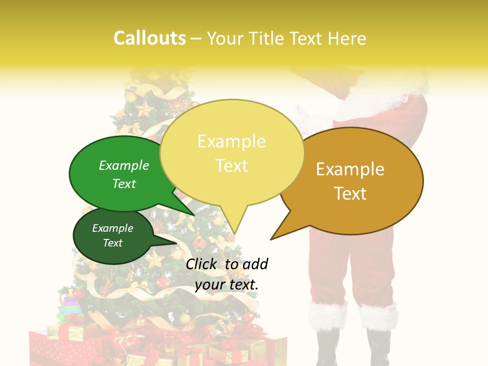 Year Holiday Red PowerPoint Template