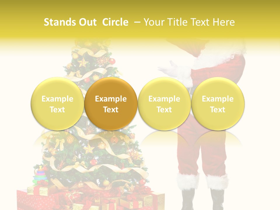 Year Holiday Red PowerPoint Template
