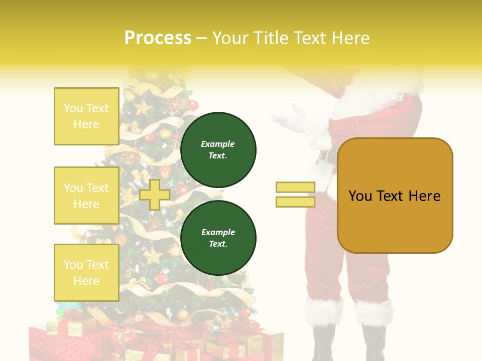 Year Holiday Red PowerPoint Template