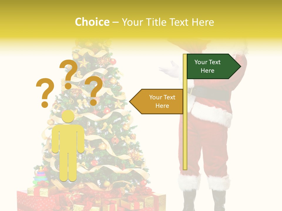 Year Holiday Red PowerPoint Template