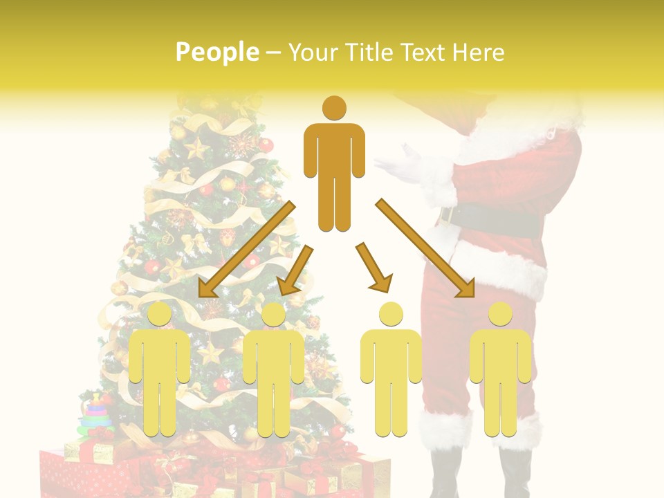 Year Holiday Red PowerPoint Template