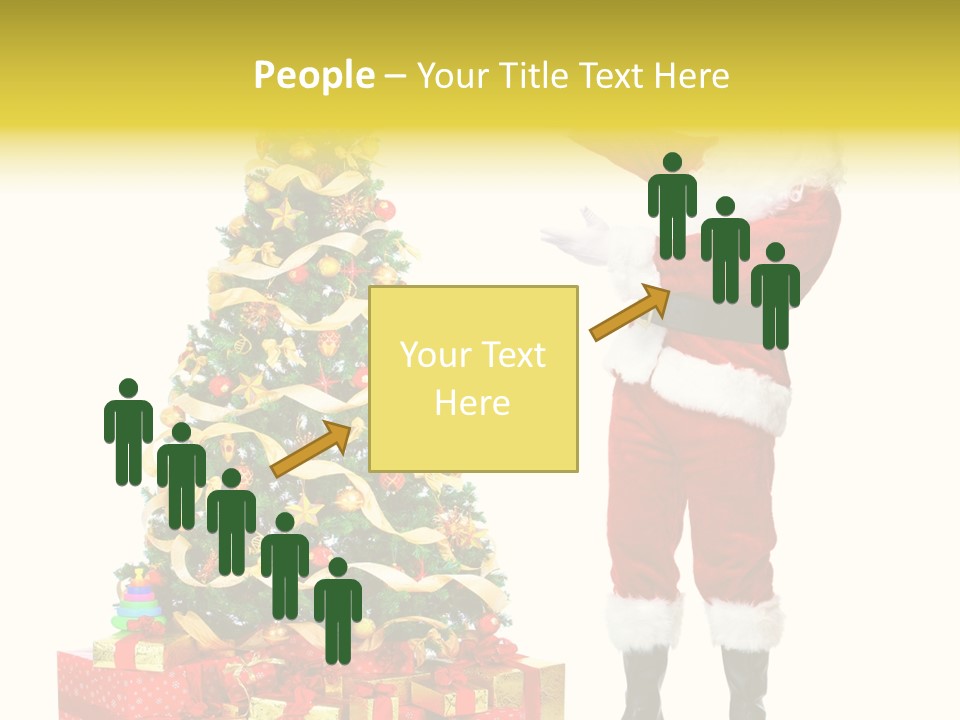 Year Holiday Red PowerPoint Template