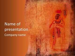 Artistic Egyptian Vintage PowerPoint Template