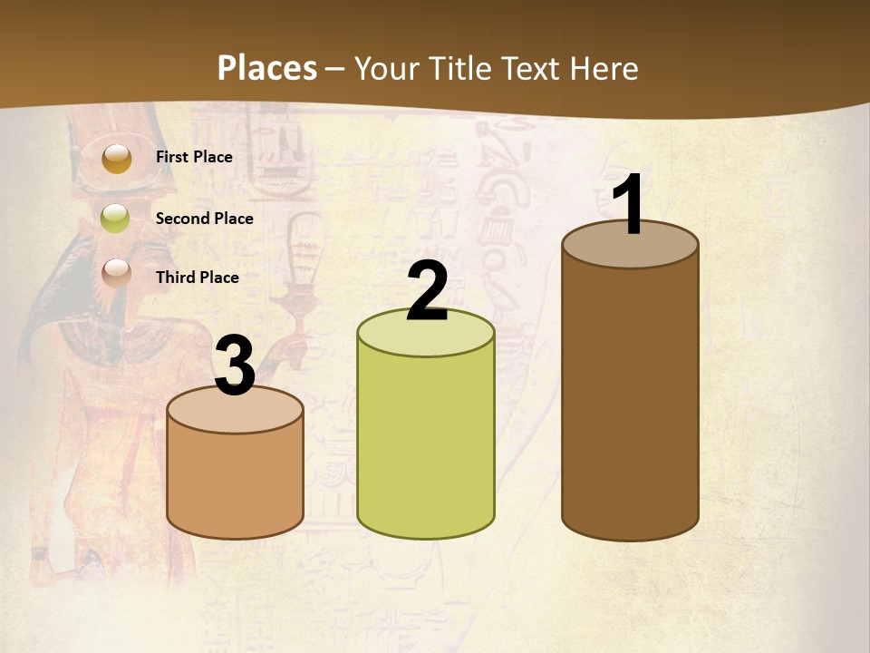 Wallpaper Aged Orange PowerPoint Template