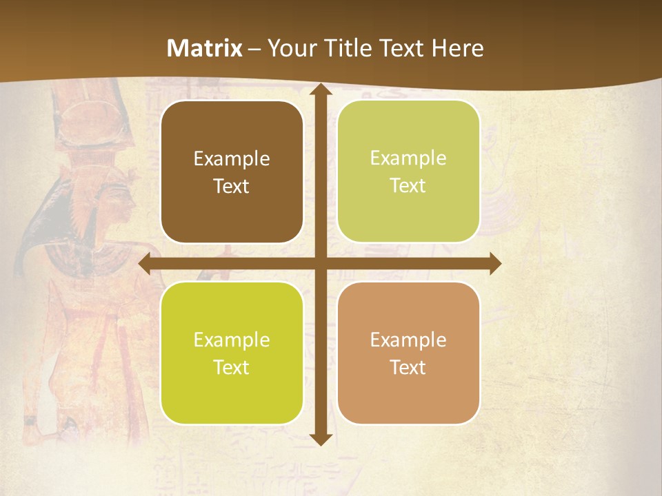 Wallpaper Aged Orange PowerPoint Template