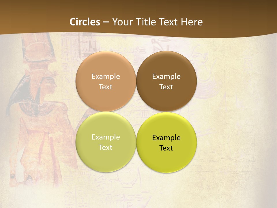 Wallpaper Aged Orange PowerPoint Template