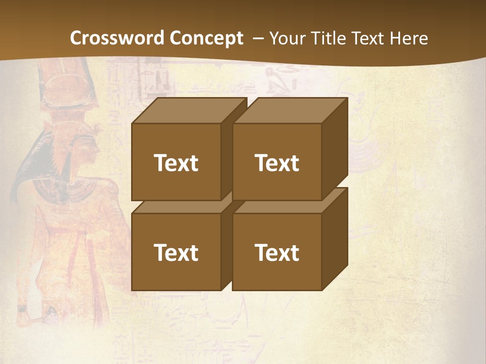 Wallpaper Aged Orange PowerPoint Template