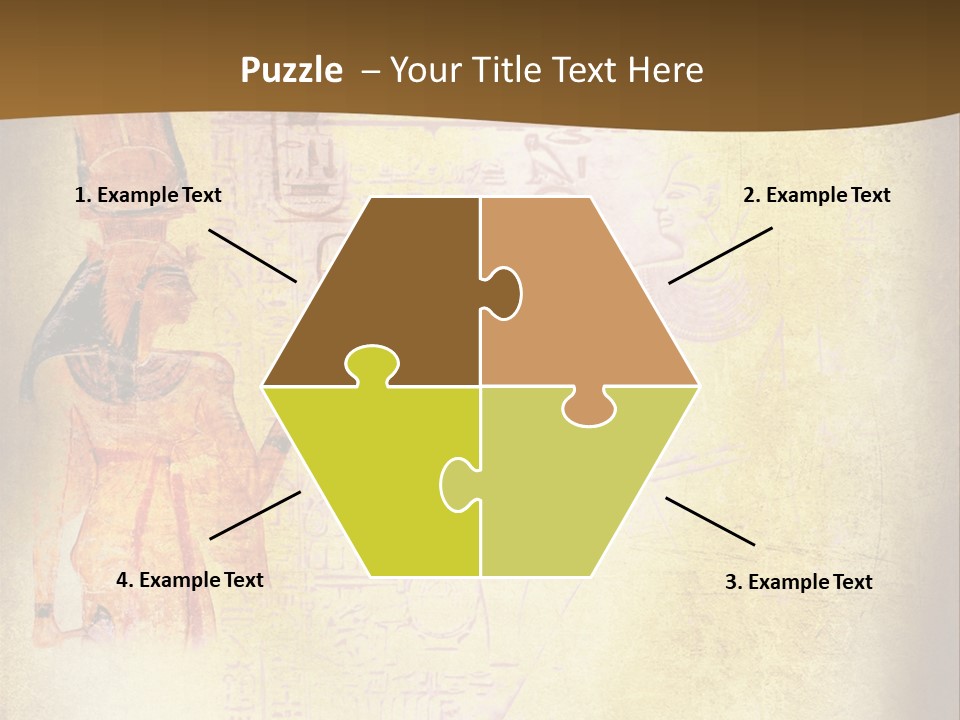 Wallpaper Aged Orange PowerPoint Template