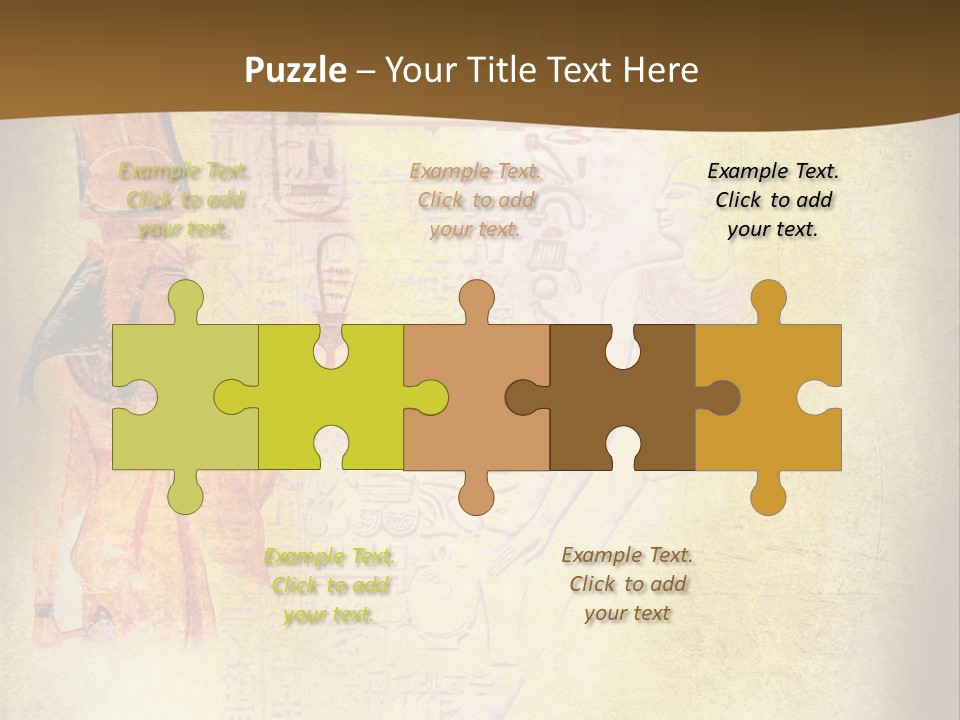 Wallpaper Aged Orange PowerPoint Template