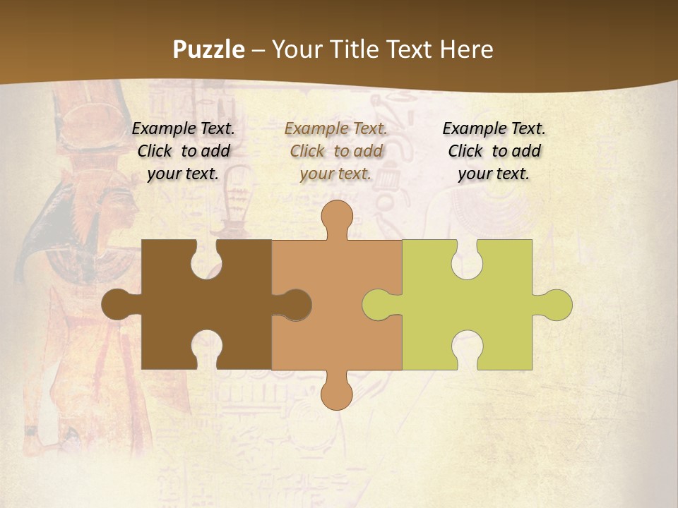 Wallpaper Aged Orange PowerPoint Template