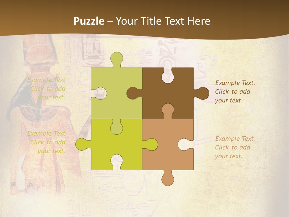 Wallpaper Aged Orange PowerPoint Template