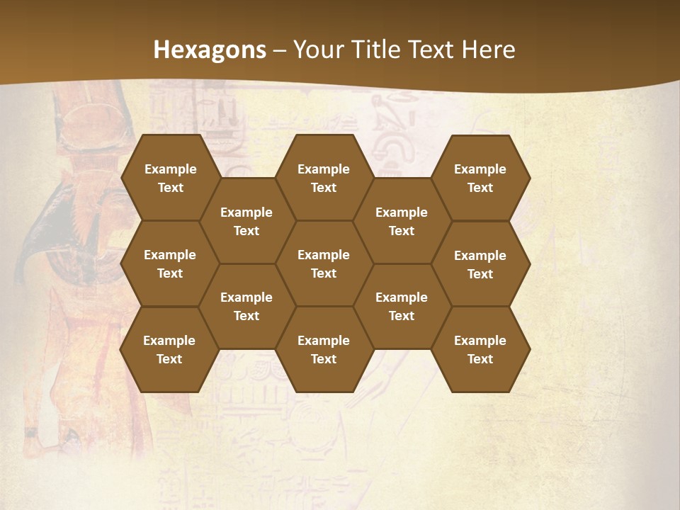 Wallpaper Aged Orange PowerPoint Template