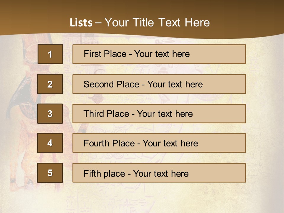 Wallpaper Aged Orange PowerPoint Template