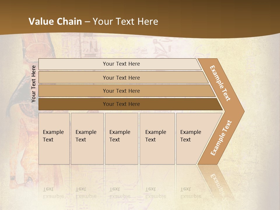 Wallpaper Aged Orange PowerPoint Template